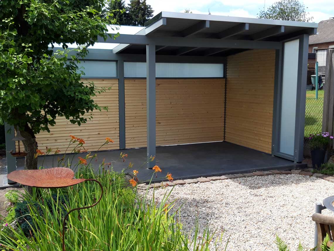 Garagenblende Minden / Carport / Garage / Referenzen / Dachdecker Minden  und Zimmerei Minden - Zimmerei und Dachdeckerei für das Dach Minden