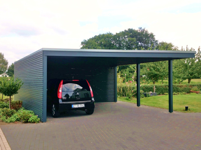 Garagenblende Minden / Carport / Garage / Referenzen / Dachdecker Minden  und Zimmerei Minden - Zimmerei und Dachdeckerei für das Dach Minden